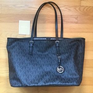 MK Michael Kors black handbag